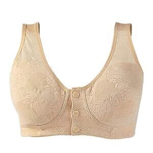 Women Fashion Casual Breathable Tube Button Down Top Bra Sports Bras Pack